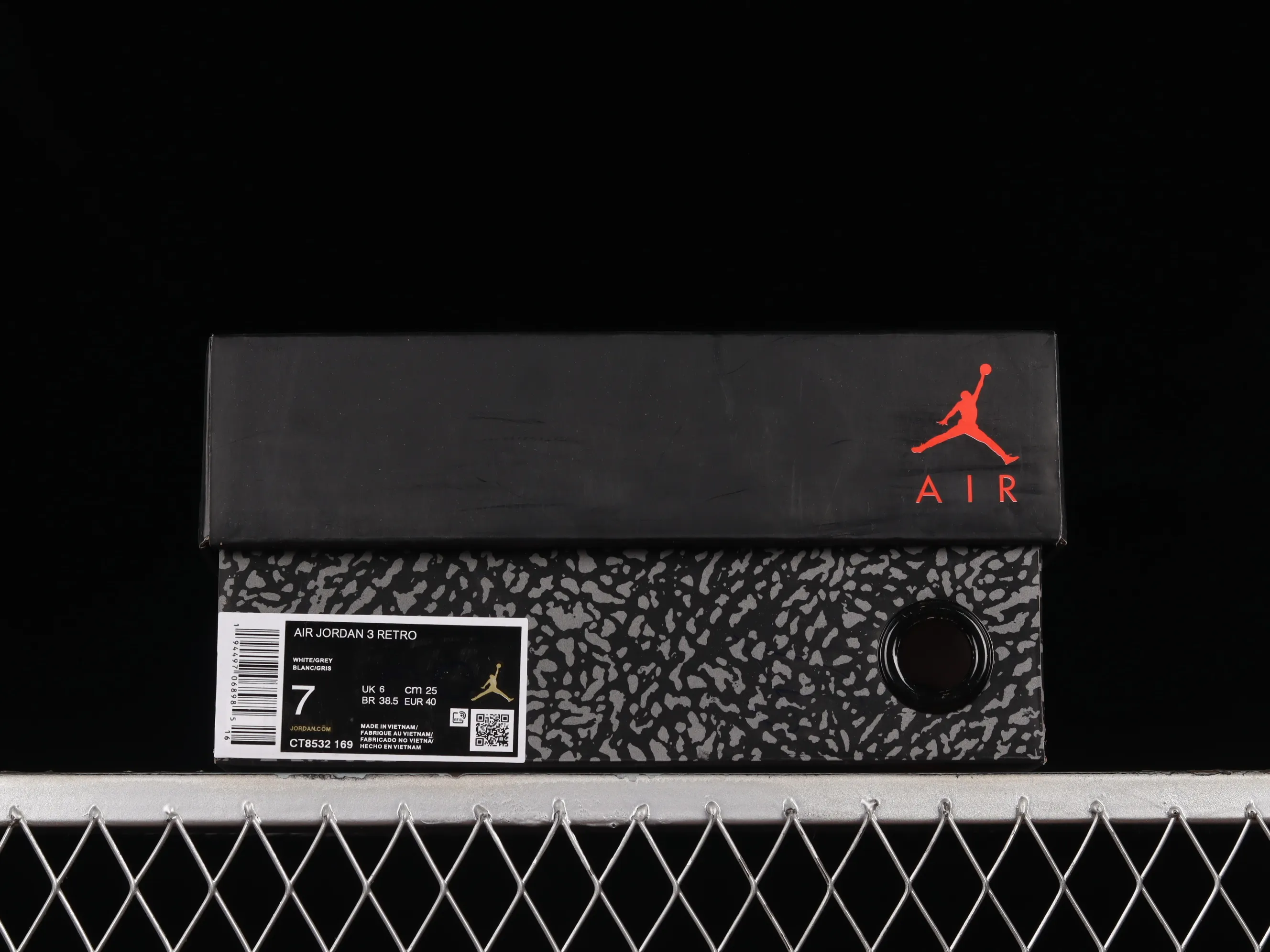 All categories Air Jordan Jordan series basketball shoes Air Jordan 3 Air Jordan 3 Retro "Gray Tone" AJ3 Joe 3 gray tone CT8532-169